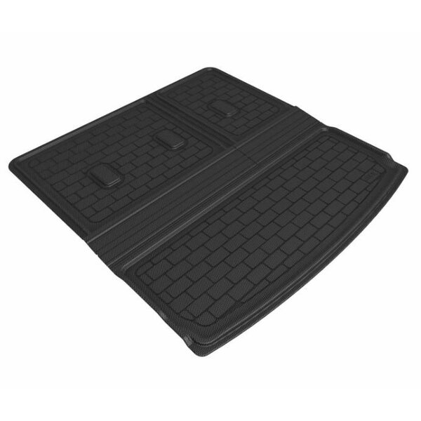 3D Mats Usa Direct Fit, Raised Edge, Black, Thermoplastic Rubber Of Carbon Fiber Texture, Non-Skid M1CH0931309